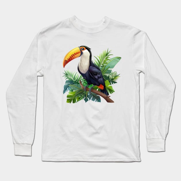 Toucan Lover Long Sleeve T-Shirt by zooleisurelife